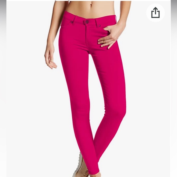 Hybrid & company Denim - Hybrid & Company Hot Pink Hyper Stretch Skinny Jeans size Small